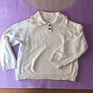 Ali Golden lightweight cotton pullover sweater